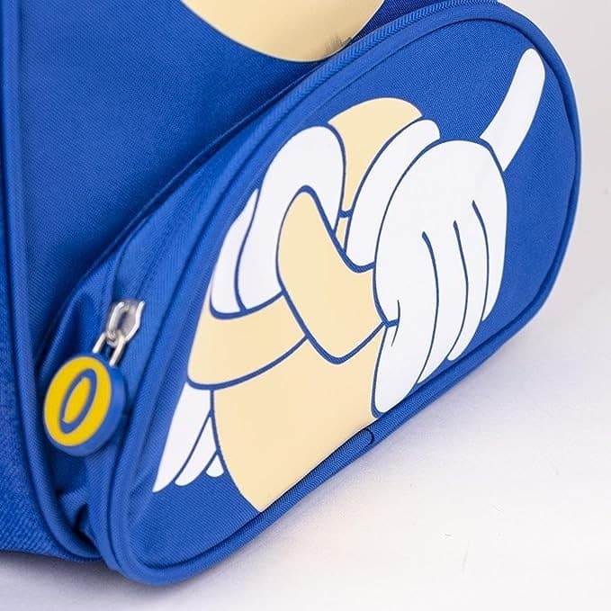 Zaino con portamerenda e astuccio sonic scuola - 6
