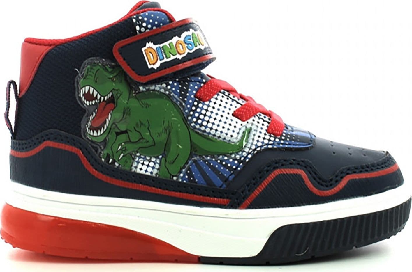 Scarpe Dinosauro Alte T-rex con luci numeri dal 25 al 35