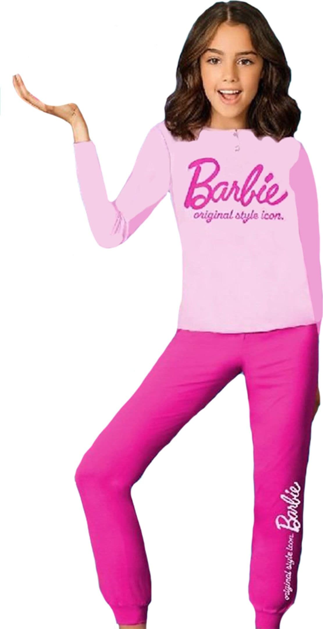 Pigiama Barbie interlock da 3 a 10 anni - 3