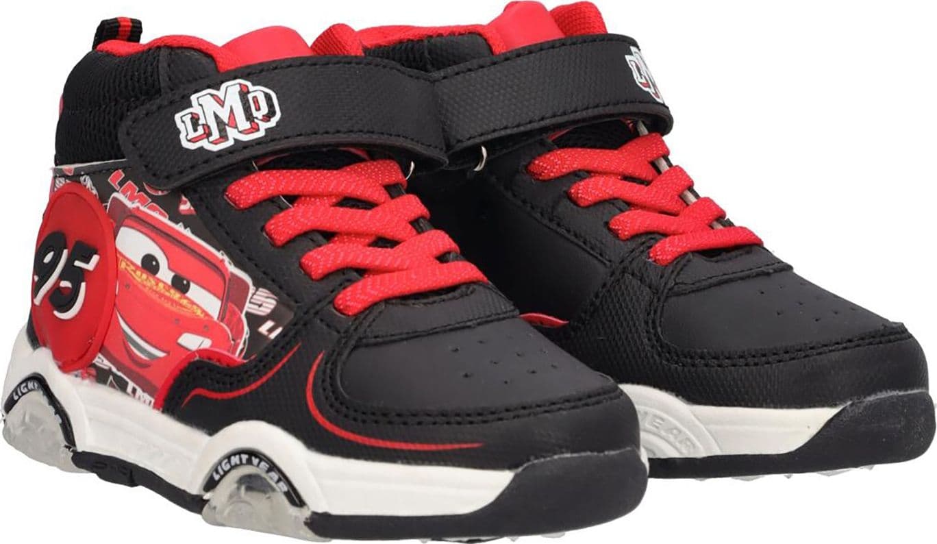 Scarpe Cars con luci alte dal 24 al 30 nero - 2