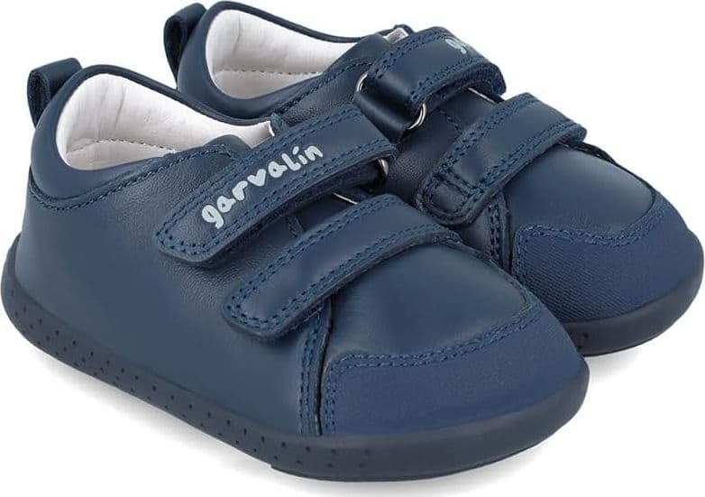 Scarpe bambino blu primi passi barefoot 19 -24 Garvalin - 2