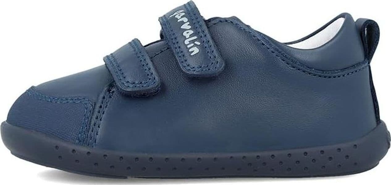 Scarpe bambino blu primi passi barefoot 19 -24 Garvalin - 3