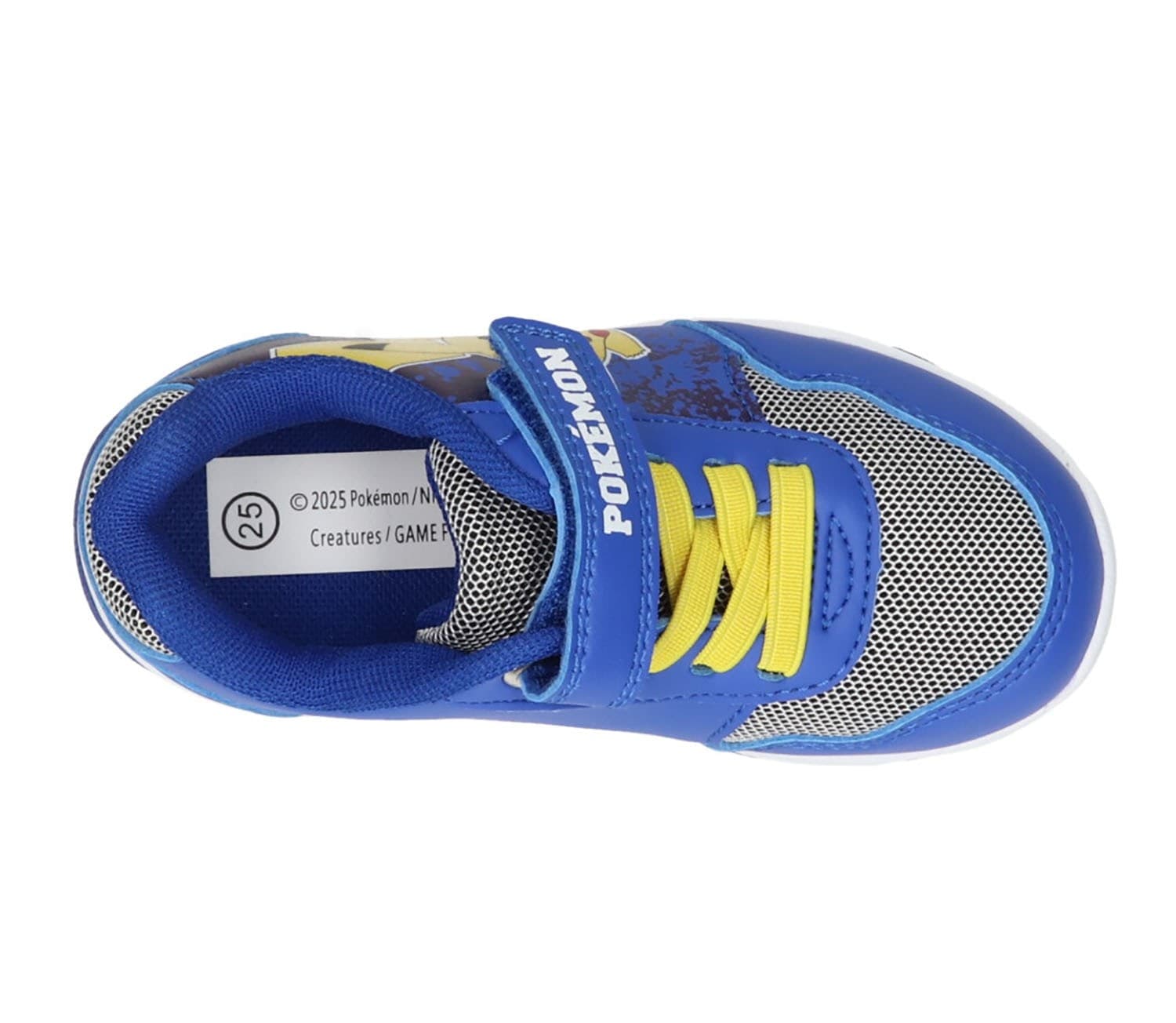 Scarpe Pokemon Pikachu con luci numeri dal 25 al 33 BLU - 4