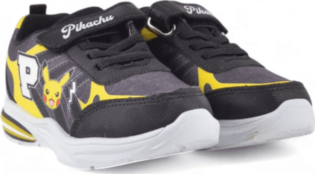 Scarpe Pokemon Pikachu con luci numeri dal 25 al 33 nero jeansato - 2