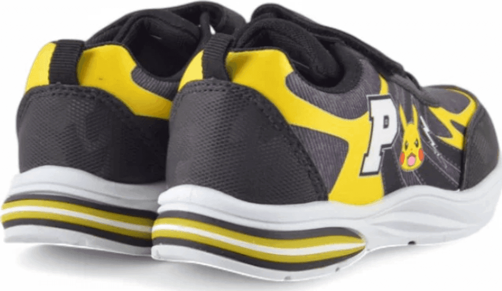 Scarpe Pokemon Pikachu con luci numeri dal 25 al 33 nero jeansato - 3