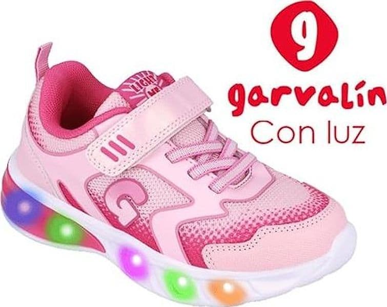 Scarpe bambina con luci rosa 25 - 32 Garvalin - 2