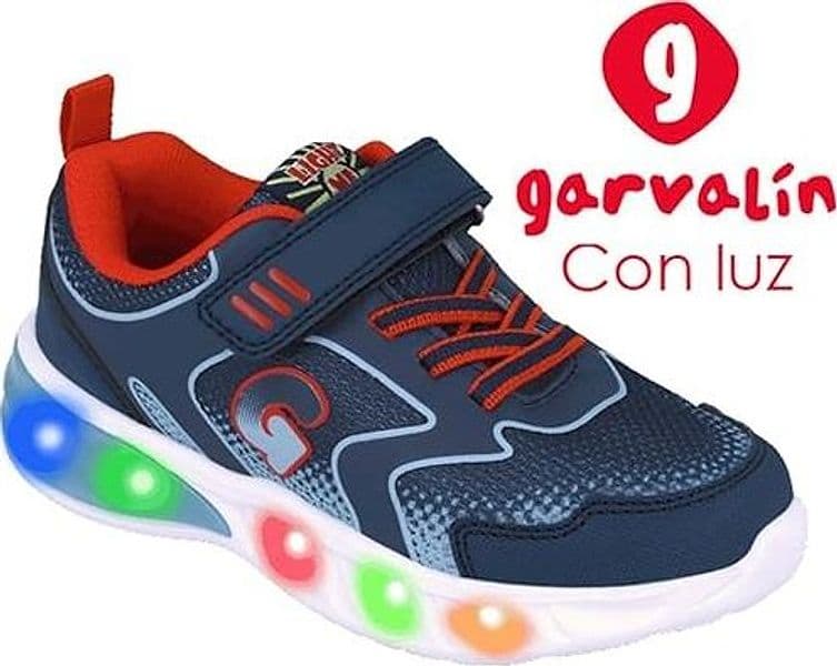 Scarpe bambina con luci Blu 25 - 32 Garvalin - 2