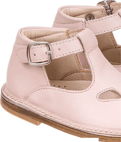 Scarpe bambina con occhietti rosa in vera pelle Moby Dick - 2