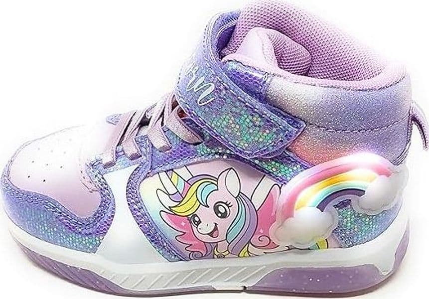 Scarpe unicorno con luci Alte dal 24 al 31 - 2