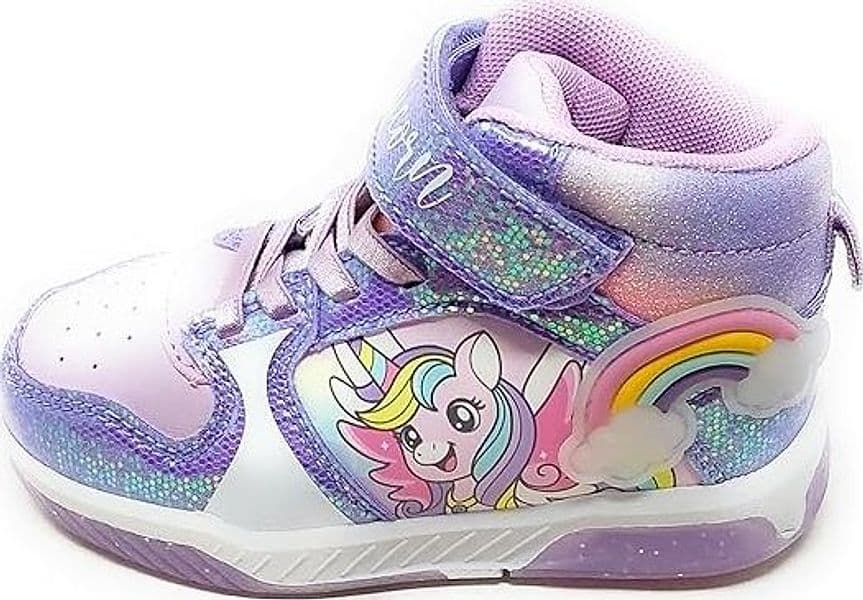 Scarpe unicorno con luci Alte dal 24 al 31 - 3