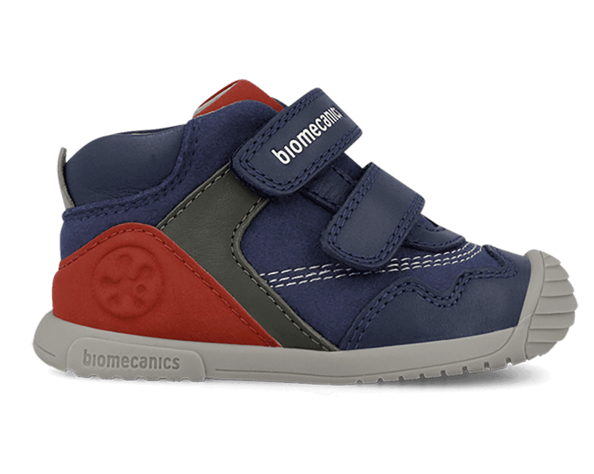 Scarpe bimbo Biomecanics alte blu numeri dal 19 al 25 - 4