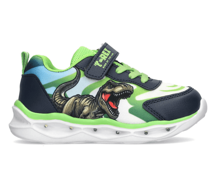 Scarpe Bambino con Luci LED e Dinosauro Sneakers Sportive - 4