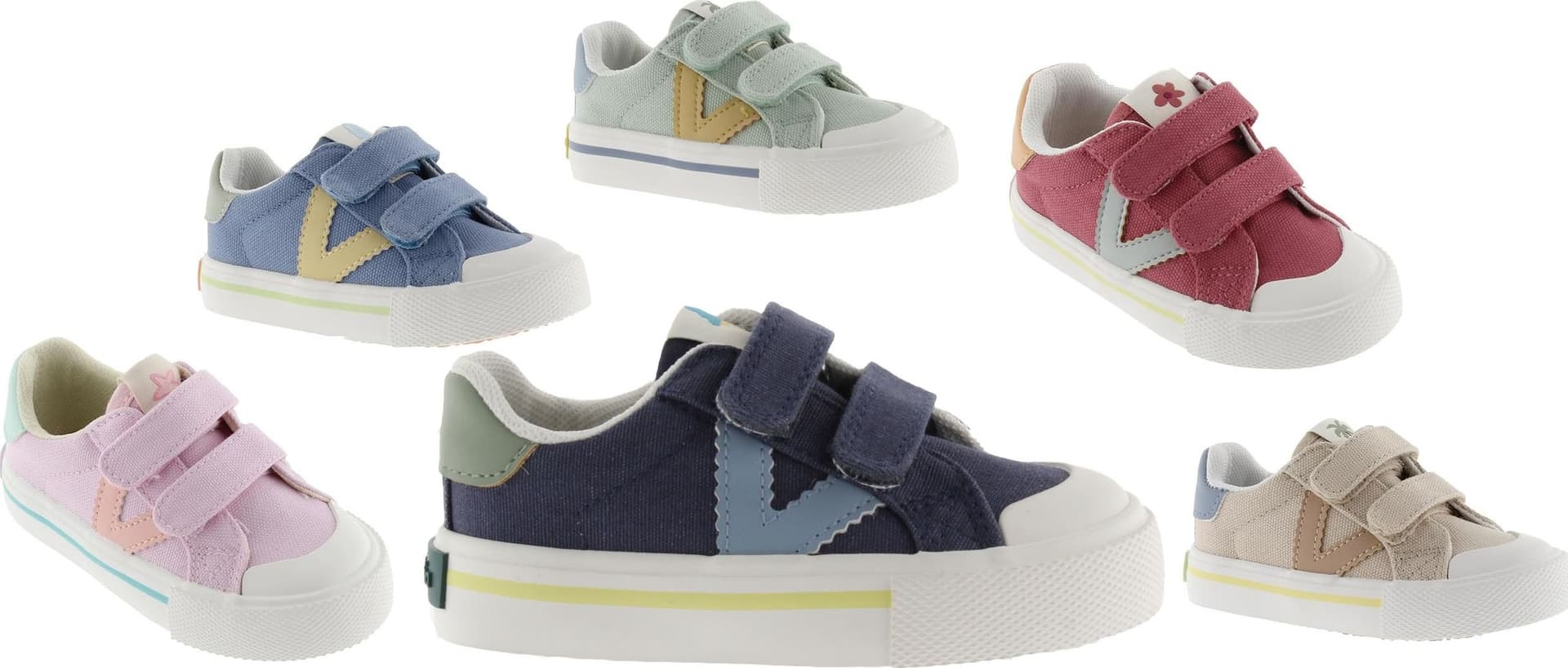 Scarpe tela Victoria bambino e bambina- suola antiscivolo - 1