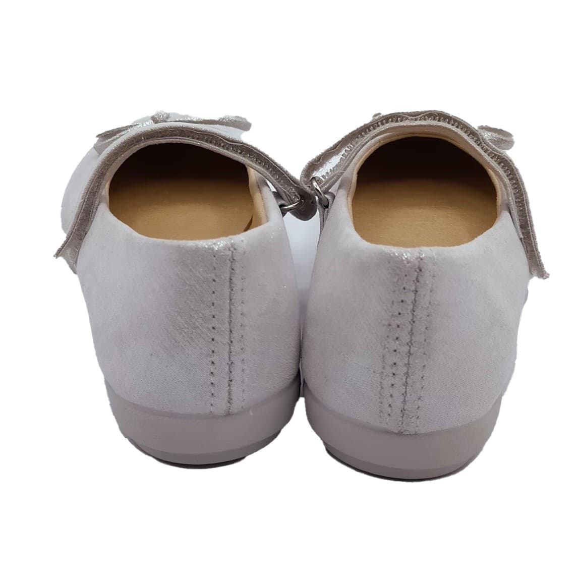 Ballerine Bambina cerimonia argento e rosa dal 22 al 34 Vul-ladì - 4