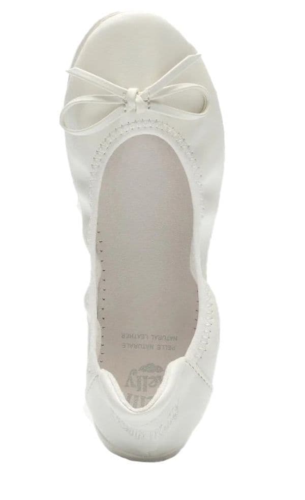 Scarpe Ballerine bambina bianco cerimonia Lelli Kelly - 2