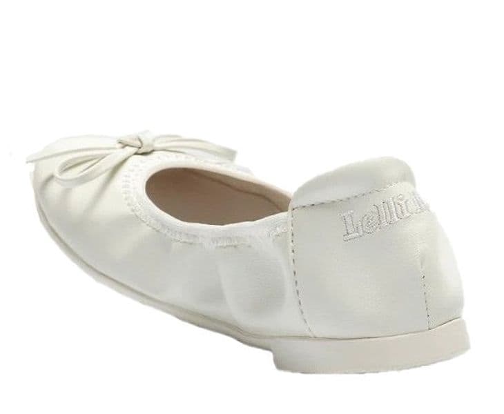 Scarpe Ballerine bambina bianco cerimonia Lelli Kelly - 3
