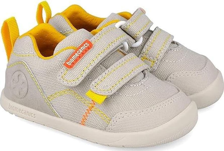 Scarpe tela wide primi passi blu  rosa naturale Biomecanics - 10