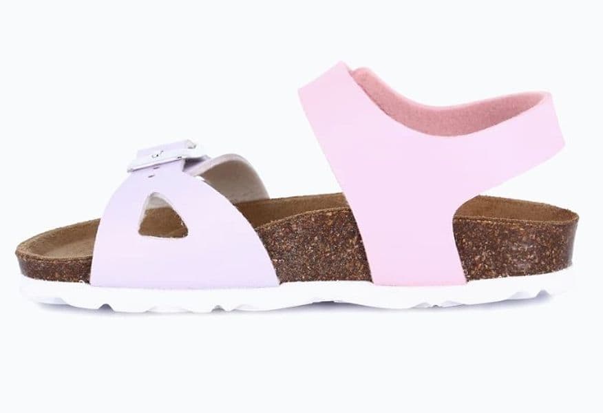 Sandali bambina dal 26 al 35 rosa glicine Grunland - 3