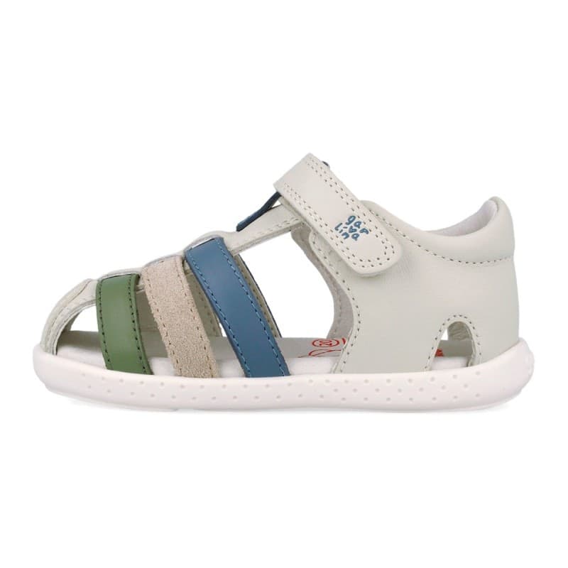 Sandali bambino pelle primi passi barefoot 19 -26 Garvalin - 3