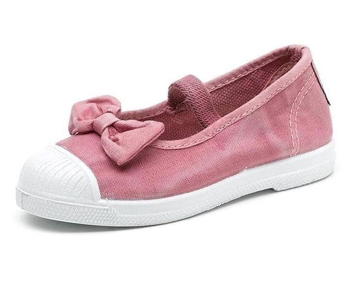Scarpe tela con fiocco Natural world - 10