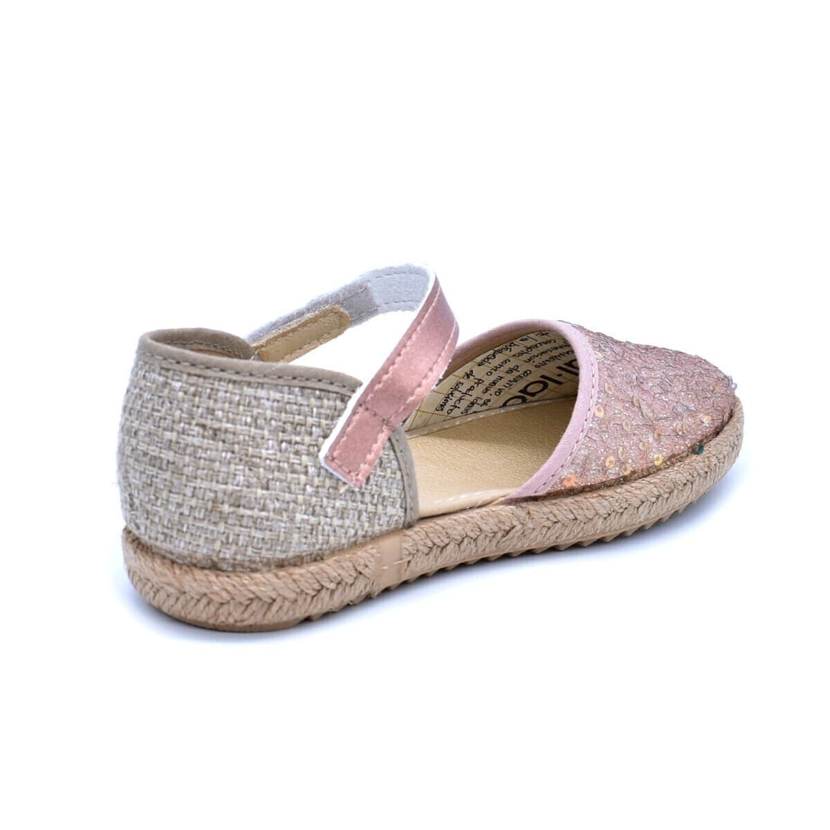 Espadrillas bambina dal 24 al 30 colore rosa Vul-ladì - 4