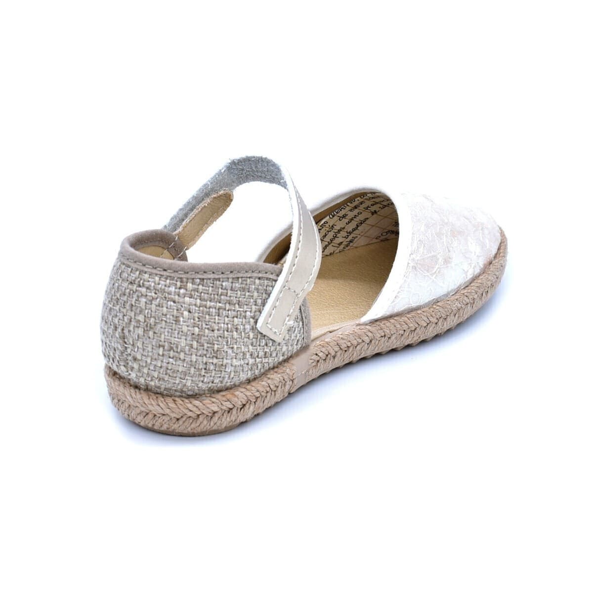 Espadrillas bambina dal 23 al 30 colore bianco Vul-ladì - 3