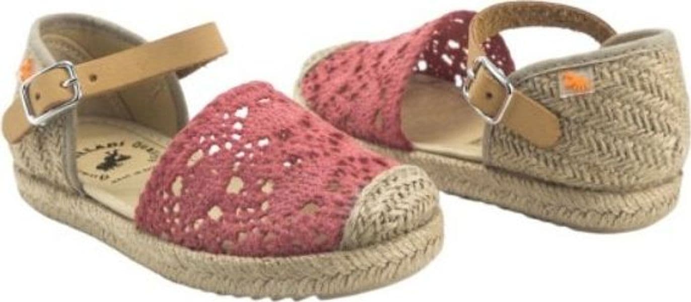 Espadrillas bambina macramè dal 27 al 35 colore terracotta Vul-ladì - 3