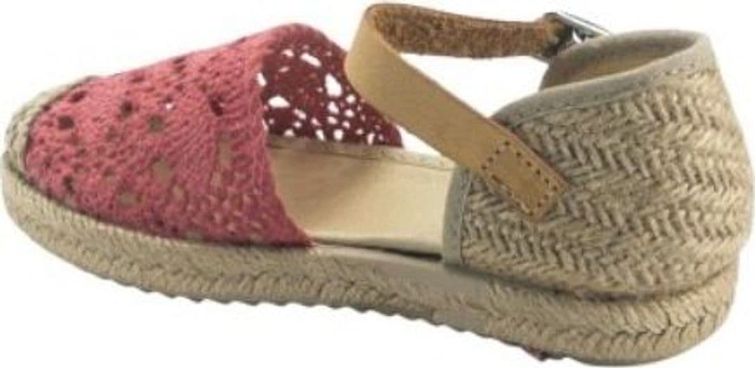 Espadrillas bambina macramè dal 27 al 35 colore terracotta Vul-ladì - 4