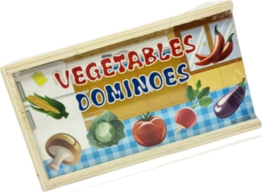 GIOCO EDUCATIVO IMPARARE A GIOCARE A DOMINO IN LEGNO PER BAMBINI A VARI TEMI 07949 - 6