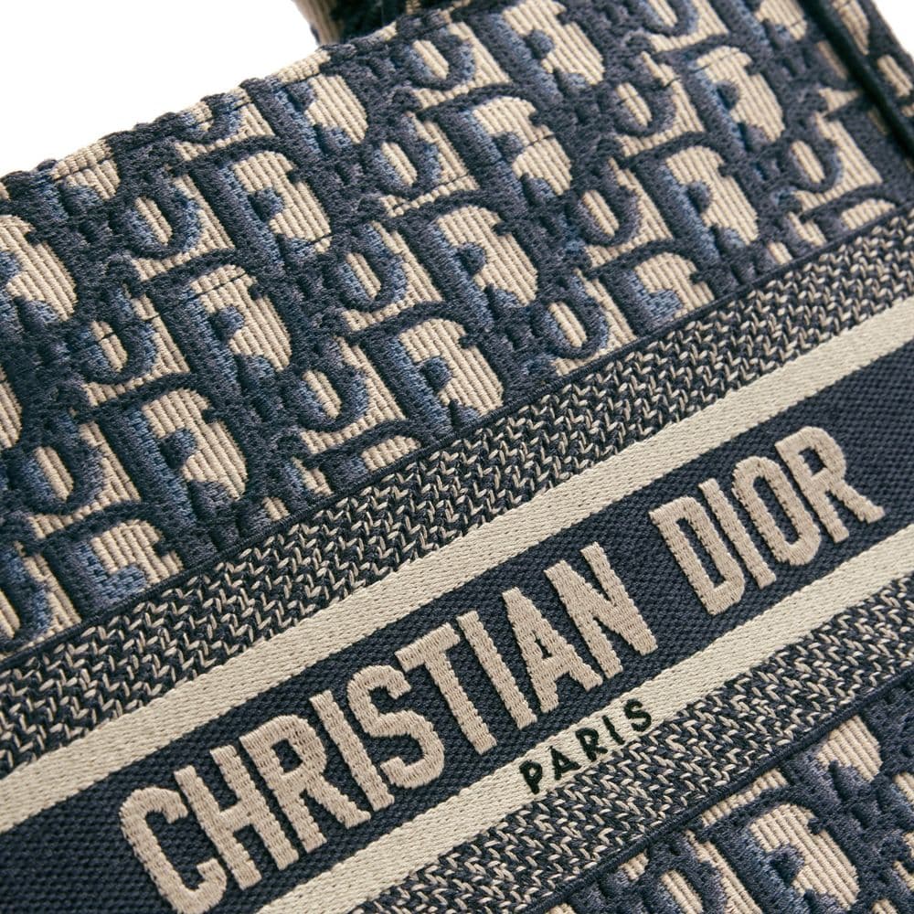 Dior Blue Cotton Tote Bag - 4