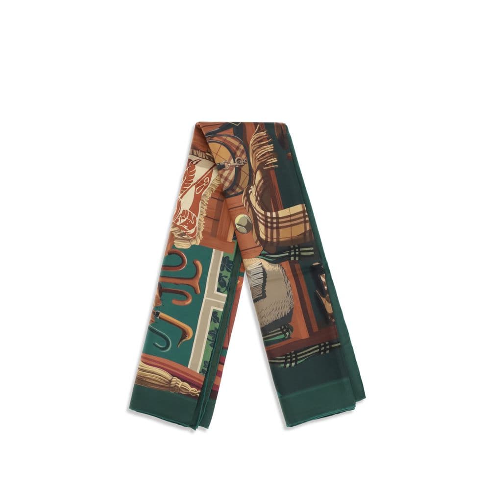 Burberry Bicolor Silk Scarf - 2