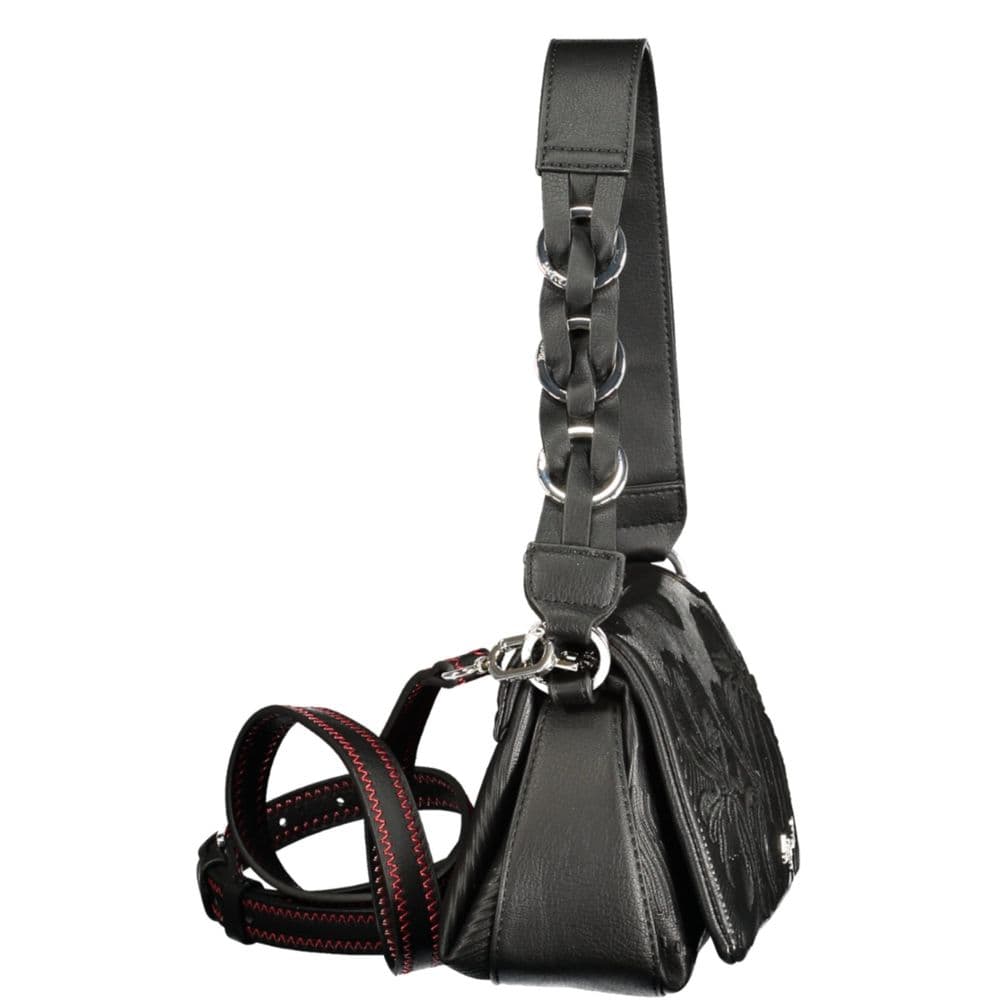 Desigual Black Polyurethane Women's Bag - 3