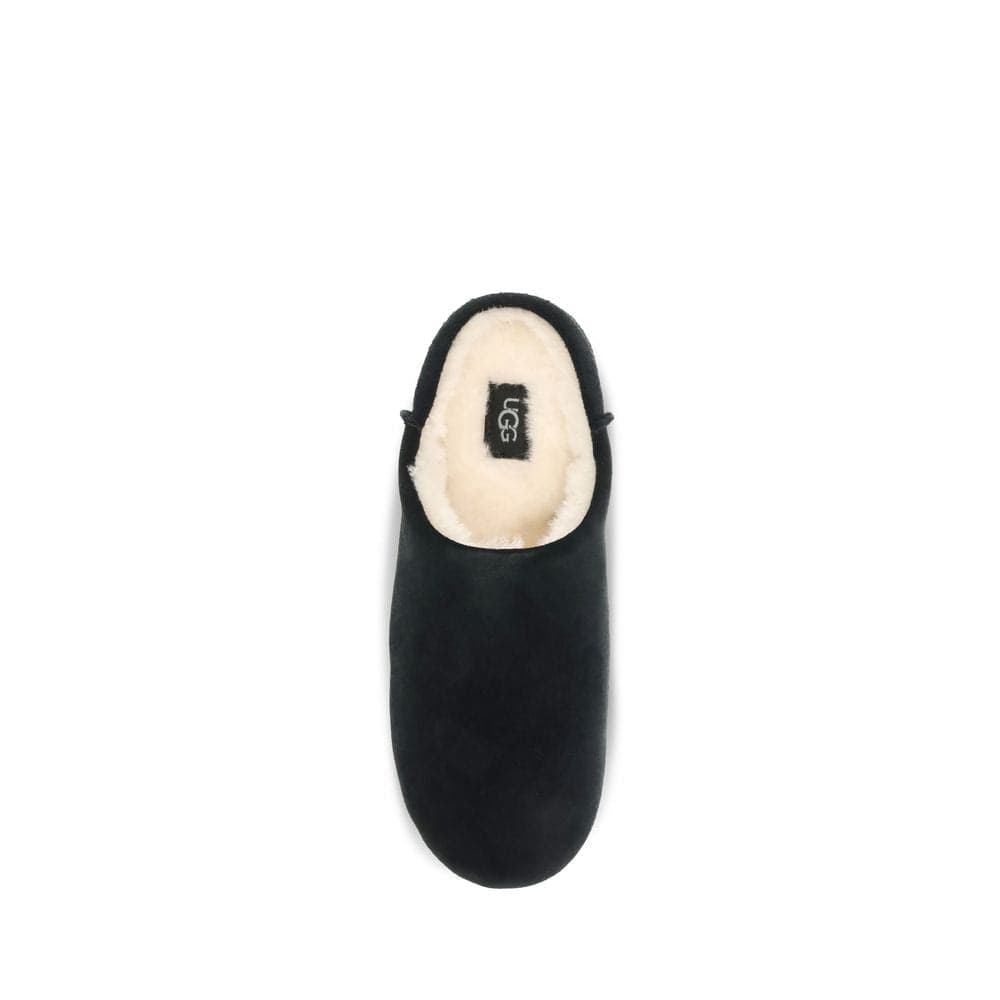 UGG Black Leather Mules - 4