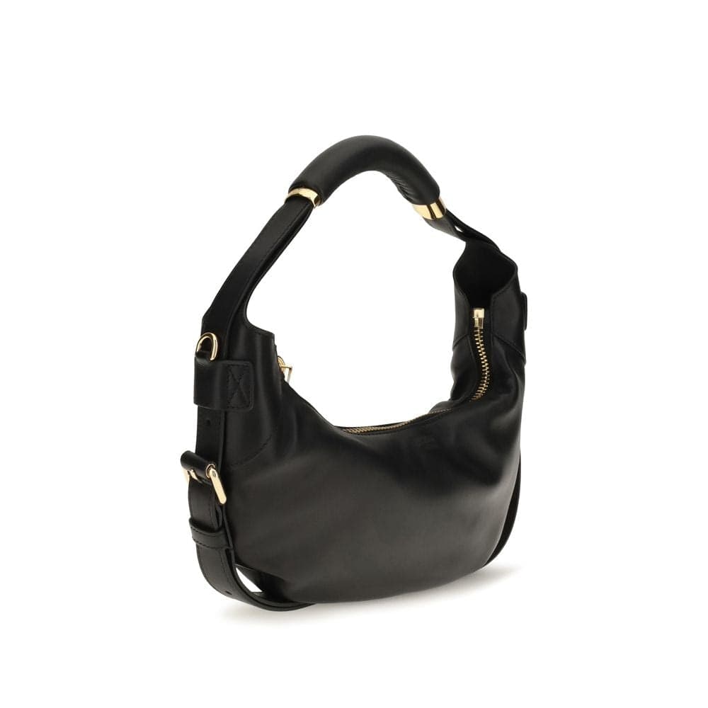 Moschino Black Calf Leather Bos Taurus Handbag - 2