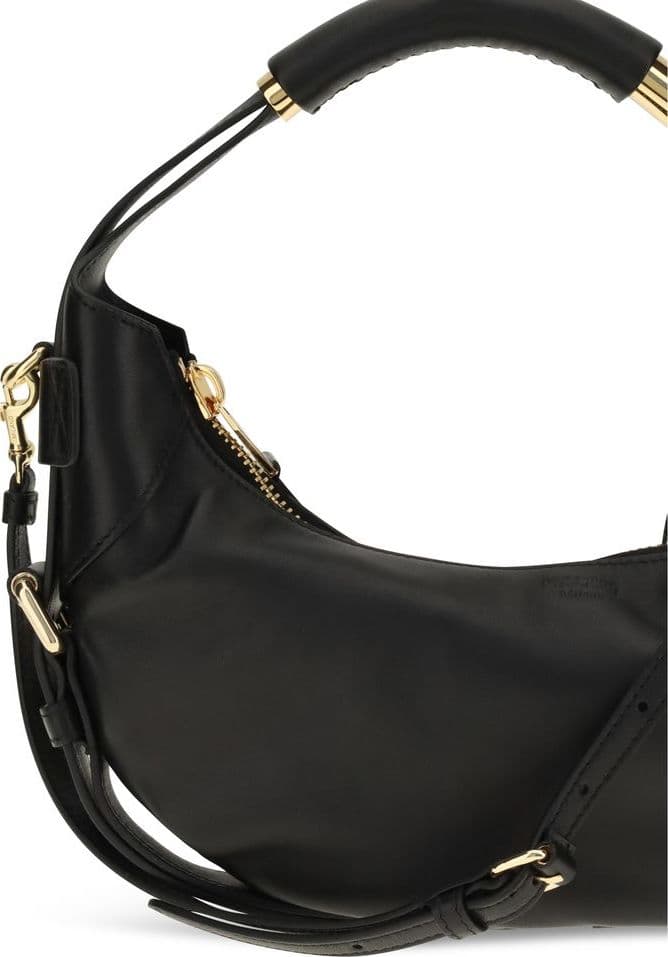 Moschino Black Calf Leather Bos Taurus Handbag - 4