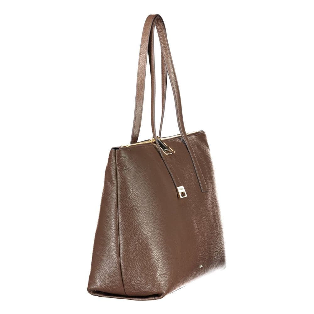 Furla Brown Leather Women's Bag - 3