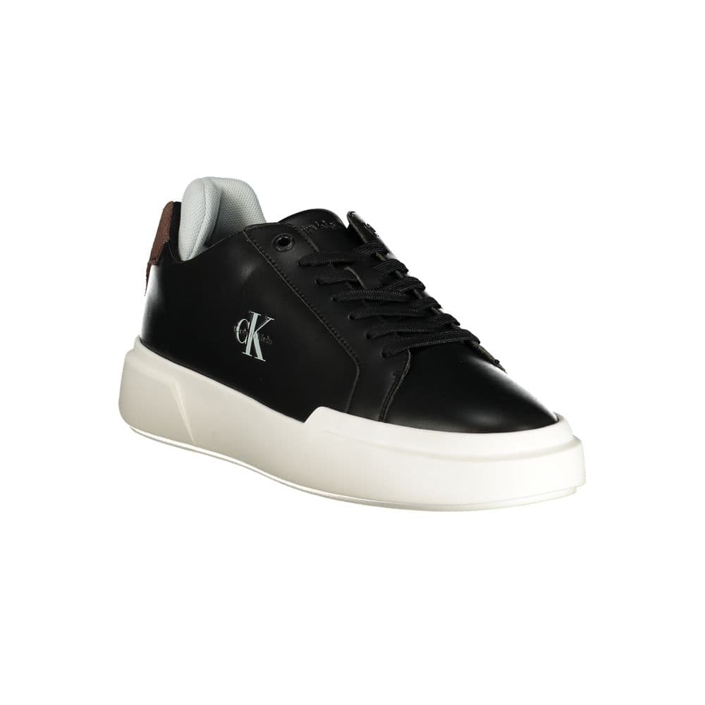 Calvin Klein Black Polyurethane Men's Sneaker - 2