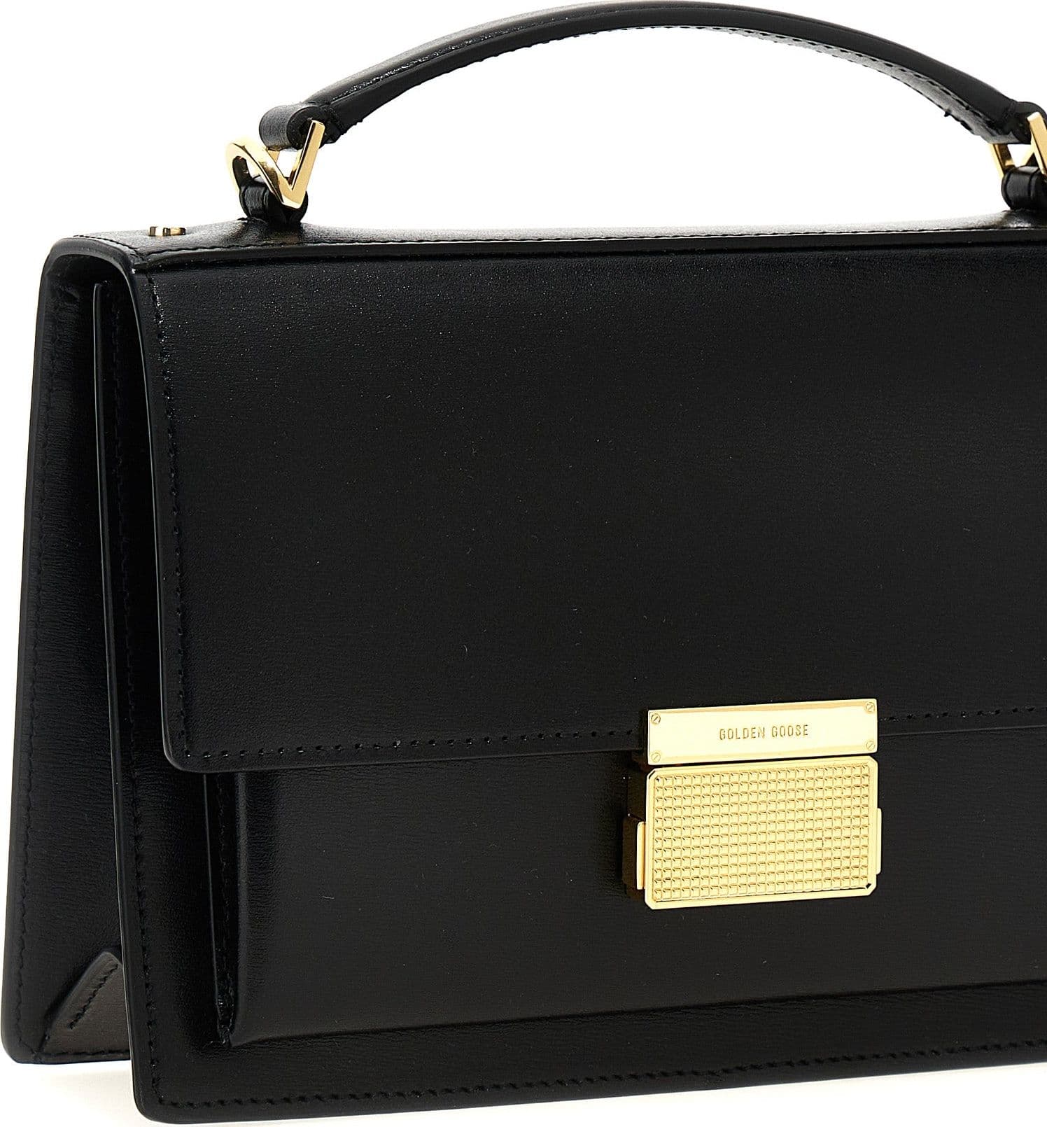 Golden Goose Black Cowhide Handbag - 3