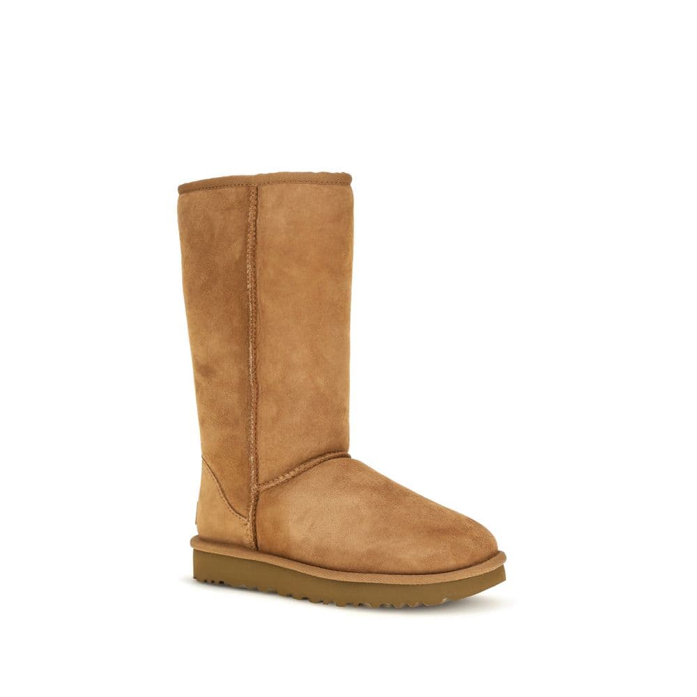 UGG Beige Leather Ankle Boots - 2