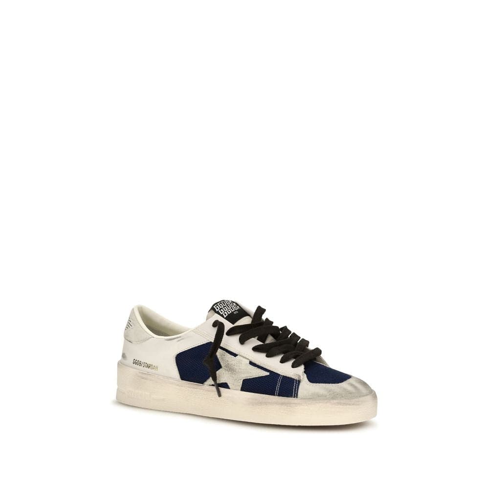 Golden Goose Gray Calf Leather Bos Taurus Low Top Sneakers - 2