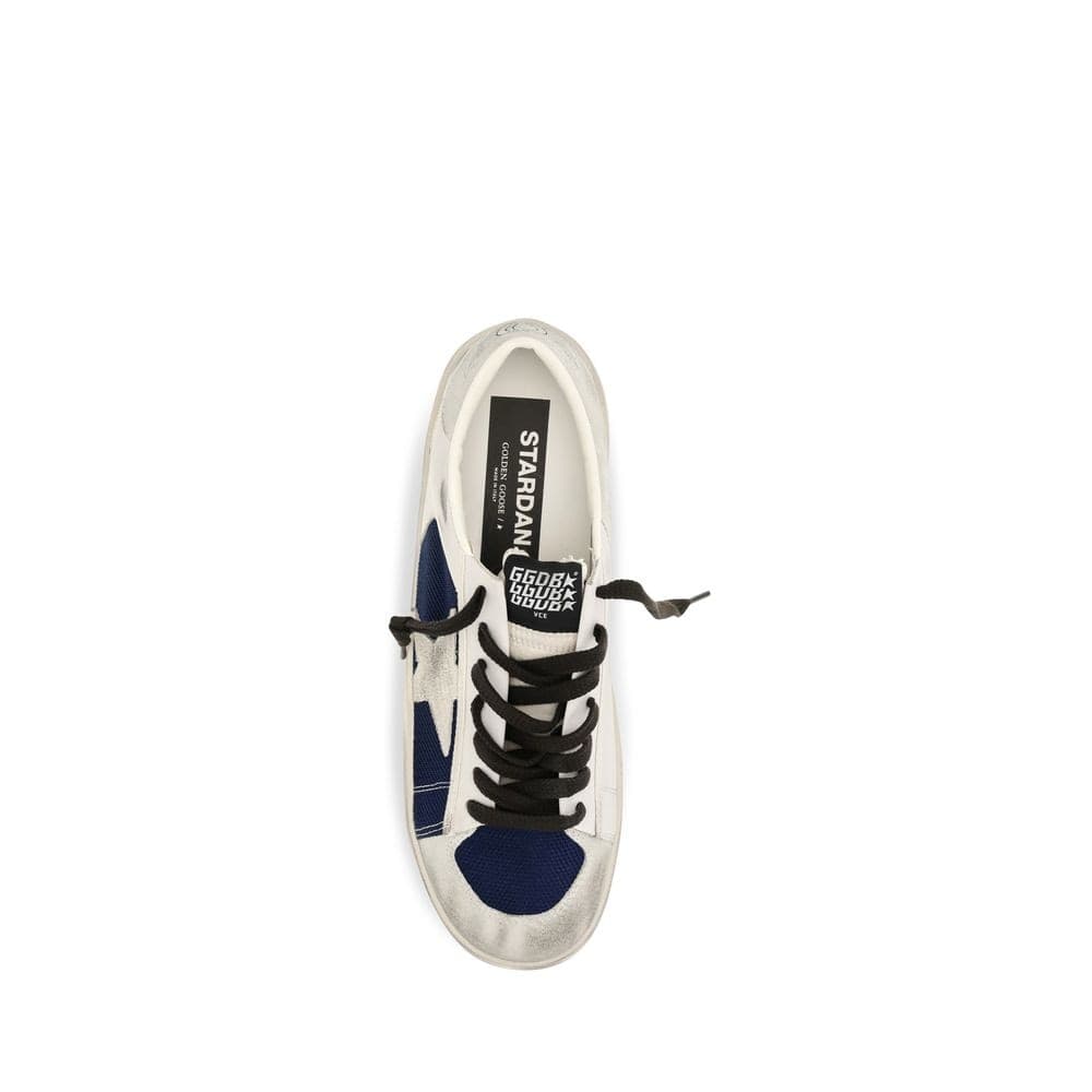 Golden Goose Gray Calf Leather Bos Taurus Low Top Sneakers - 4