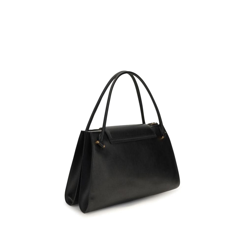 Versace Black Calf Leather Bos Taurus Shoulder Bag - 3