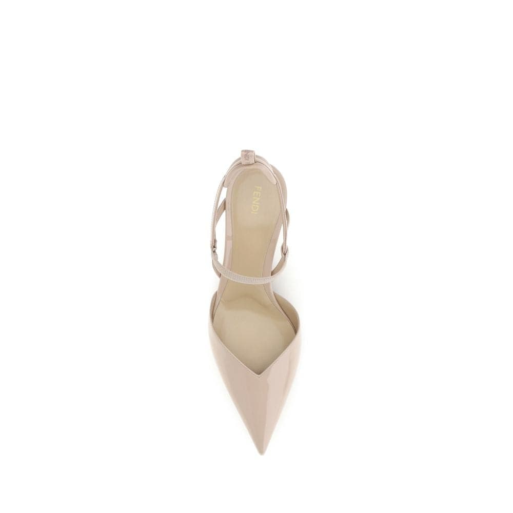 Fendi Beige Calf Leather Bos Taurus Pumps - 4