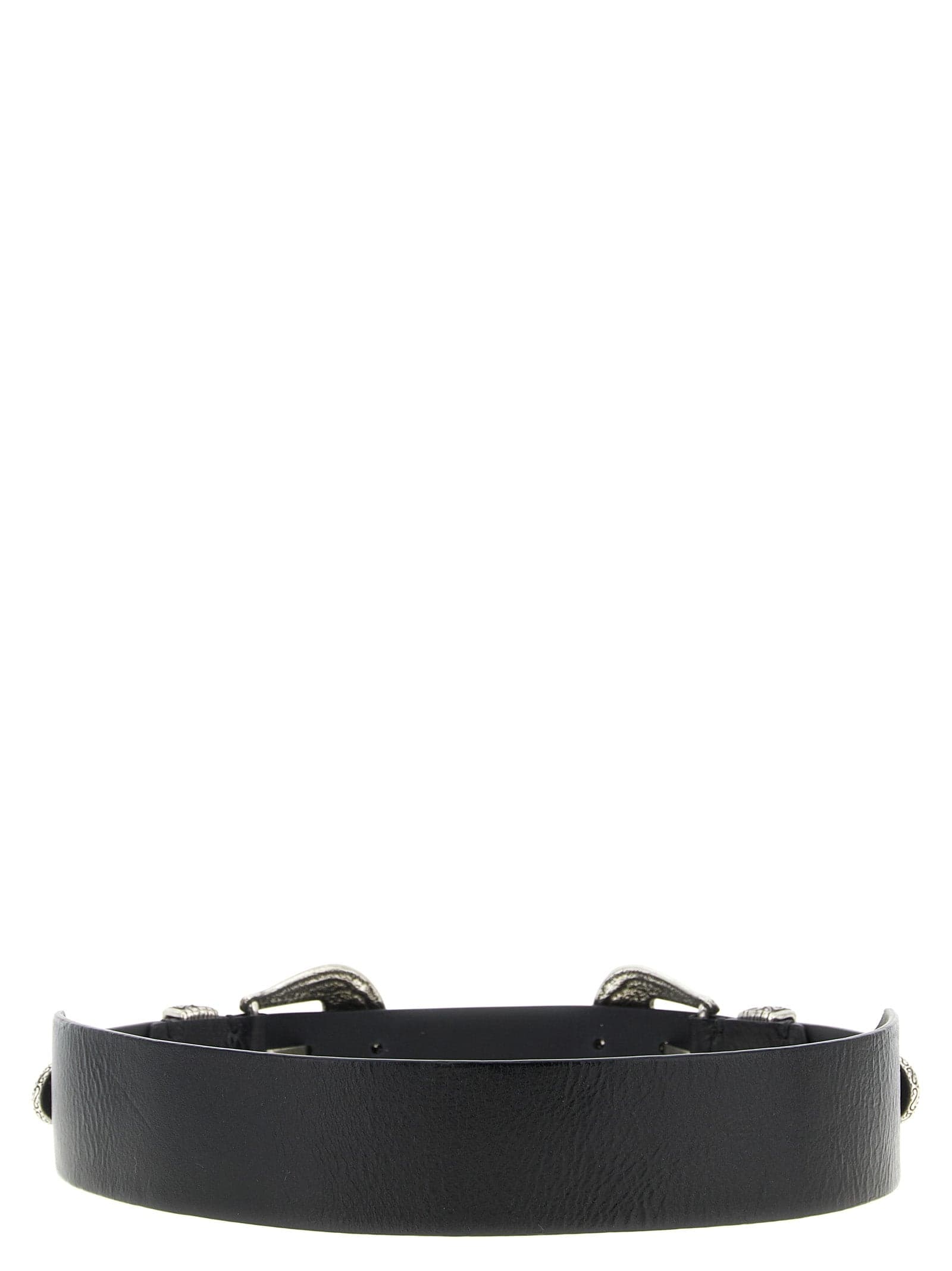 Golden Goose Black Cowhide Regular Belt - 2