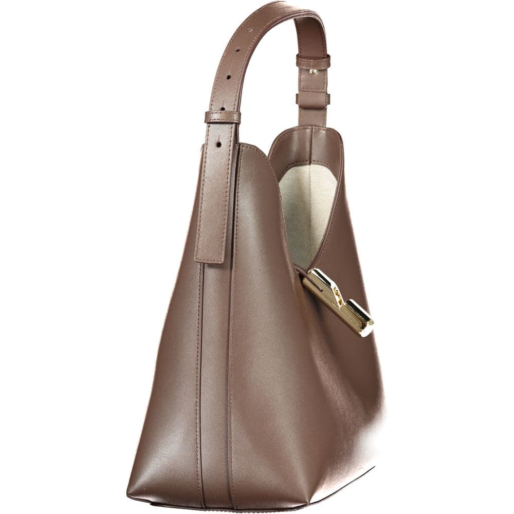 Furla Brown Leather Women's Bag - 3