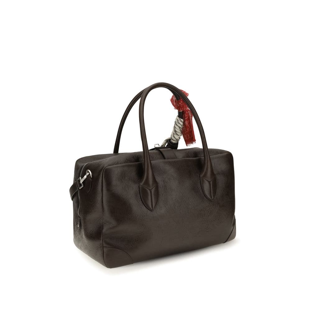 Golden Goose Brown Calf Leather Bos Taurus Handbag - 3
