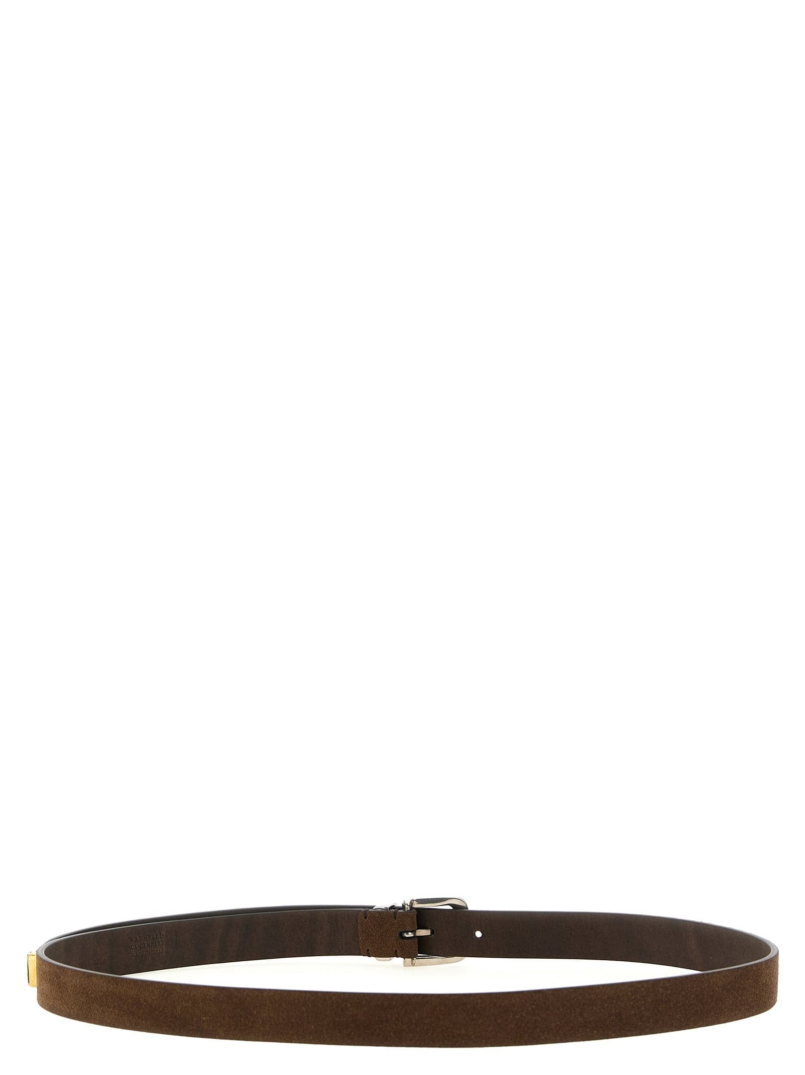 Brunello Cucinelli Brown Bull Skin Belt - 2