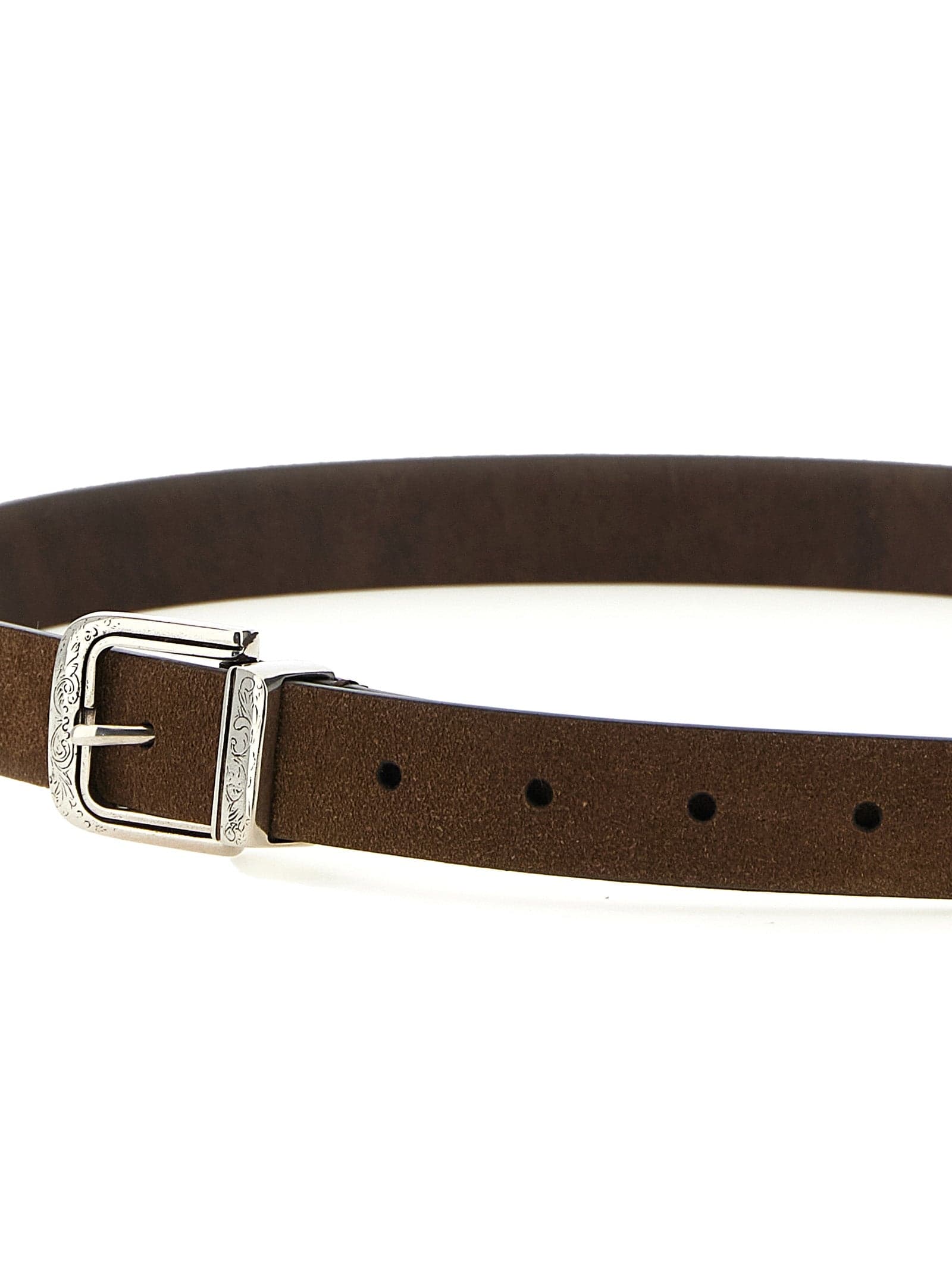 Brunello Cucinelli Brown Bull Skin Belt - 3