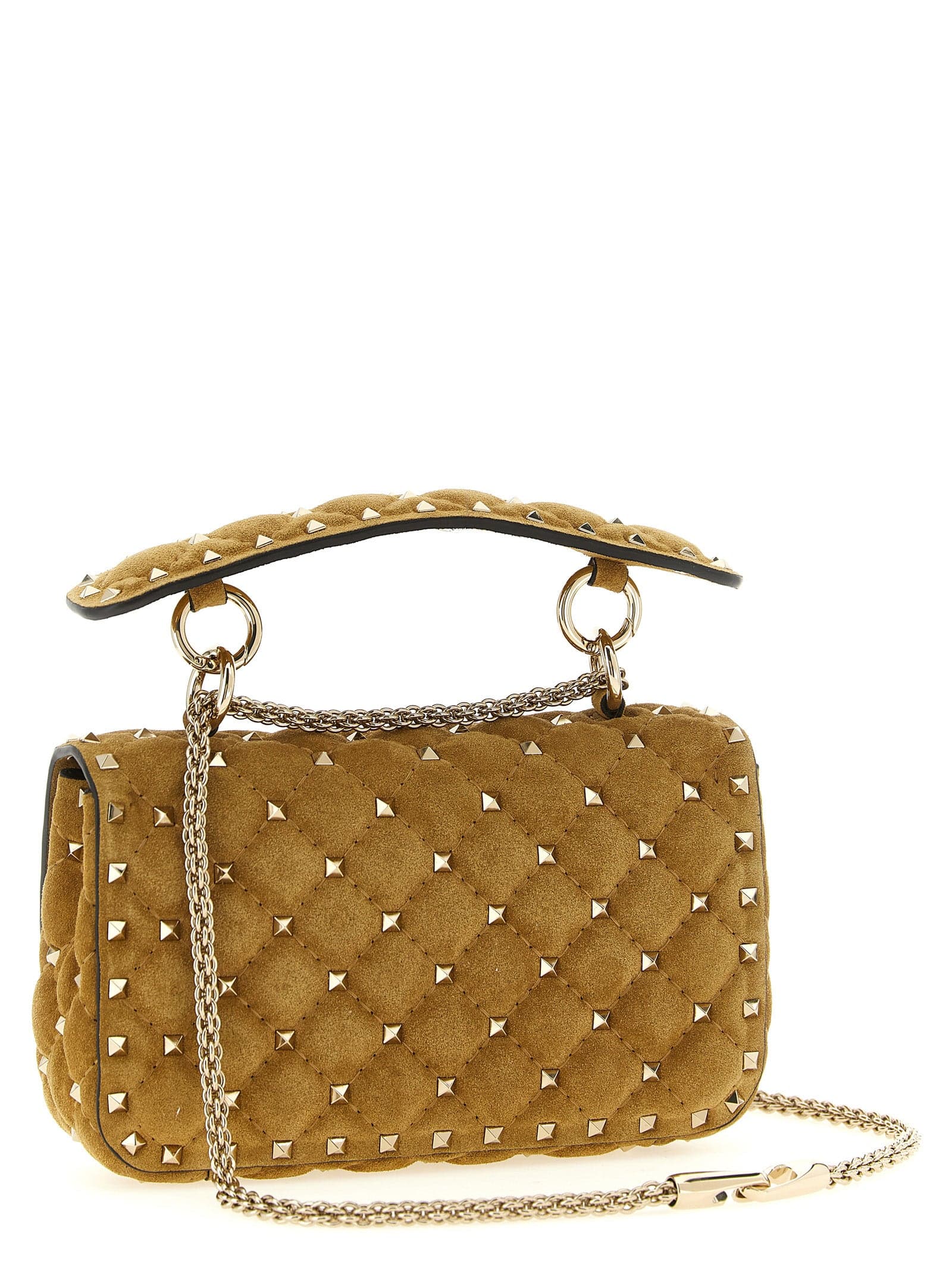 Valentino Garavani Beige Calfskin Shoulder Bag - 2