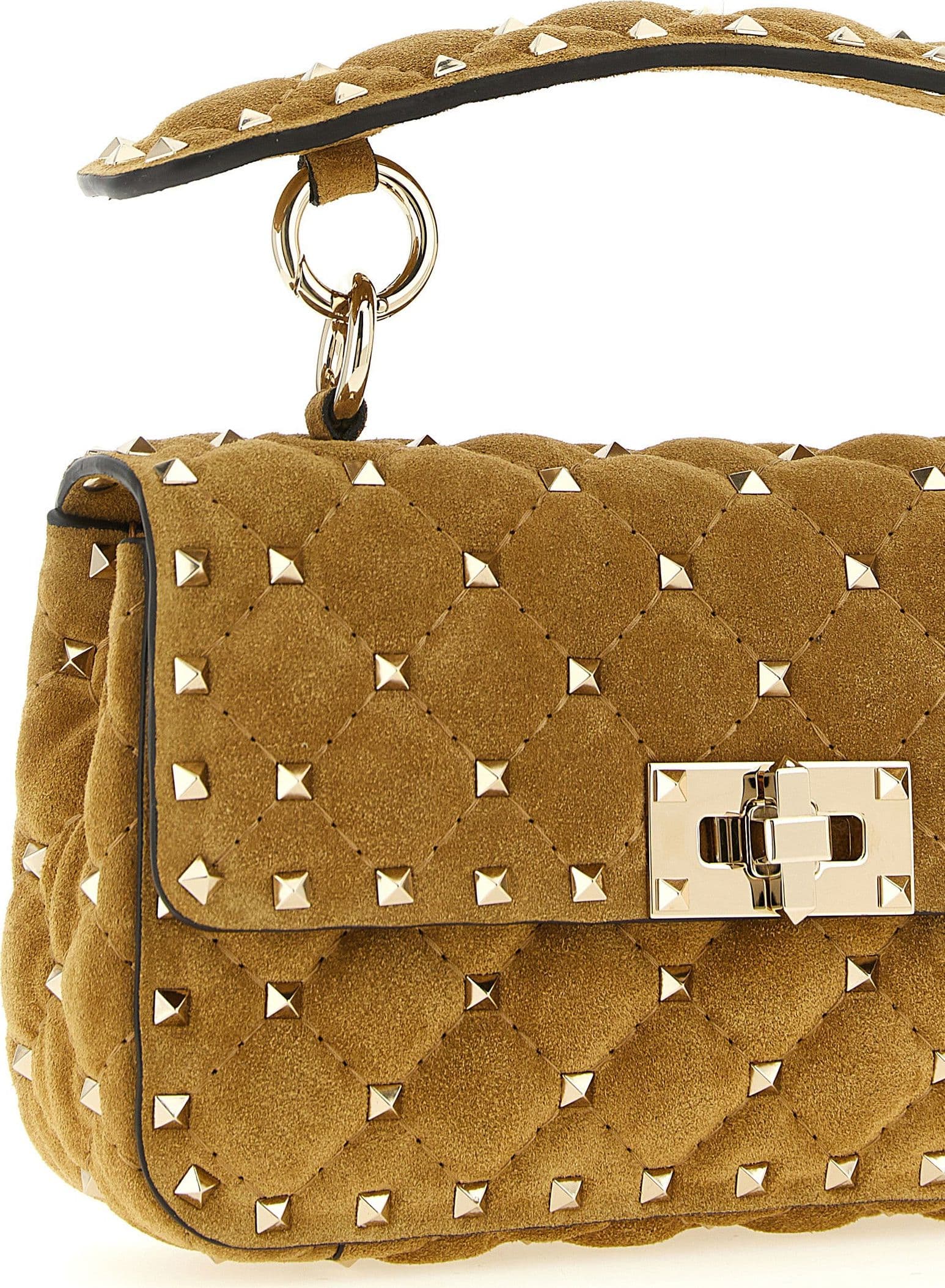 Valentino Garavani Beige Calfskin Shoulder Bag - 3